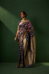 Womens Fashion Ethnic Wine Color Sarees-MLSHWSA1149WNE0ONE